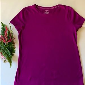 St.John’s Bay Woman Short Sleeve Purple Top Size M